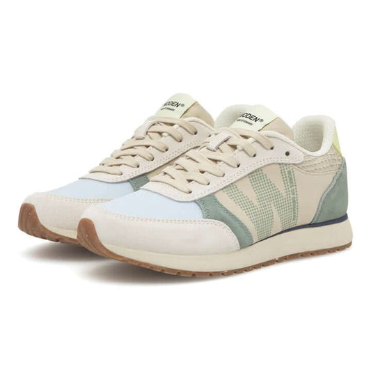 Woden I Ronja Wax multi sneakers met unieke Scandinavische stijl en kleurdetails.