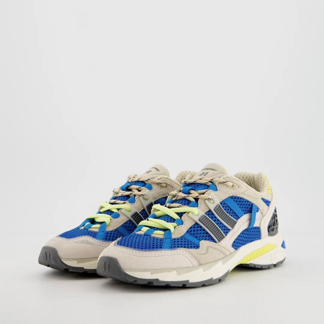 Coolway I 2003 BLU Blue Motion retro sneakers met suède en mesh in trendy kleuren
