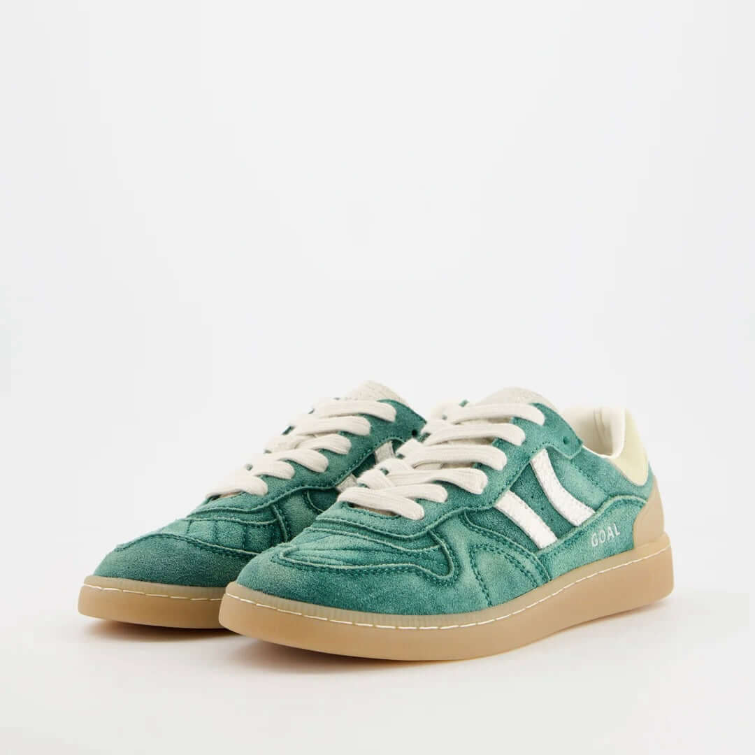 Coolway I Goal GVN Kiwi chroma sportieve sneaker met retro-uitstraling en comfortabele materialen.