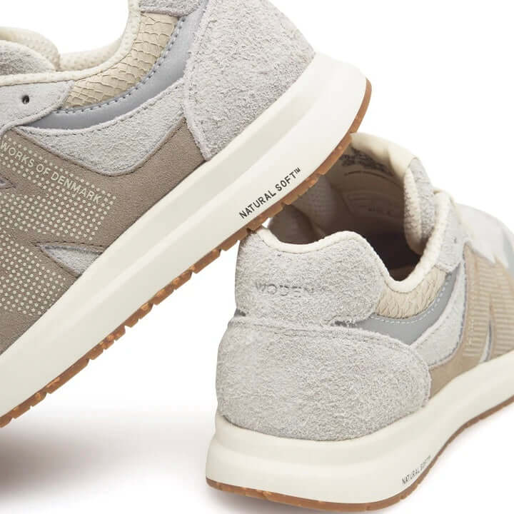 Woden I Rigmor suede Delphin sneakers met zachte binnenzool en duurzame materialen.
