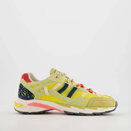 Coolway I 2003 YEL sneakers in vibrant yellow, combining retro style with modern comfort and sporty design.